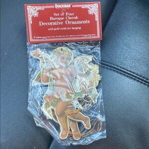 COPY - Gold Baroque Cherub Decorative Ornaments